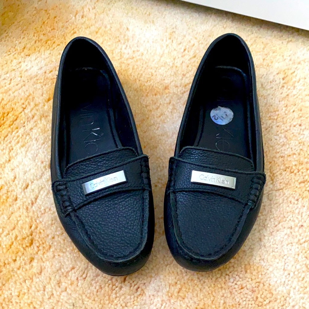 Calvin Klein Black Loafers, Size 7.5